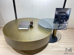 Bàn Trà Inox Xước