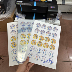 Decal nhựa cho máy in phun khổ A4 in mực nước, mực dye, mực pigment