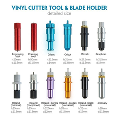 Trụ dao máy cắt decal Trung Quốc