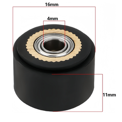 Bánh tỳ máy cắt decal Trung Quốc - Bánh xe kẹp vật liệu Pinch Roller
