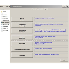 Phần mềm reset - Service Adjustment Program cho máy in Epson SureColor SC-F6300, F6330, F6340, F6350, F6360, F6370, F6380, F9300, F9330, F9340, F9350, F9360, F9370, F9380