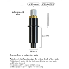 Trụ dao máy cắt decal Trung Quốc