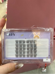 LÔNG MI CỤM TỰ NHIÊN JARY CLUSTER LASHES - HỘP NHỰA 5 HÀNG - C4 IDOL