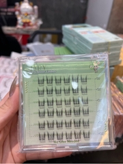 LÔNG MI CỤM CÓ SẴN KEO JARY PRO CLUSTER LASHES HỘP NHỰA 6 HÀNG - P2 TAI THỎ - KHÔNG VỎ