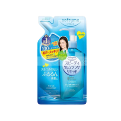 KOSE Nước Tẩy Trang Softymo Làm Sạch Nhanh (Xanh) - Túi Refill 200ml