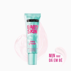 Maybelline Kem Lót Che Khuyết Điểm New York Baby Skin Pore Eraser Primer 22ml