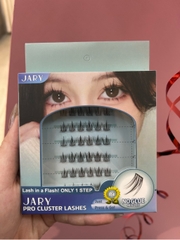 LÔNG MI CỤM CÓ SẴN KEO JARY PRO CLUSTER LASHES HỘP NHỰA 6 HÀNG - P1 HƯỚNG DƯƠNG - FULL VỎ