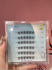 LÔNG MI CỤM CÓ SẴN KEO JARY PRO CLUSTER LASHES HỘP NHỰA 6 HÀNG - P1 HƯỚNG DƯƠNG - KHÔNG VỎ