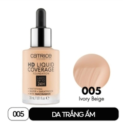 Catrice Kem Nền HD Liquid Coverage Foundation 30ml