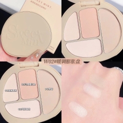 SWEET MINT Phấn Tạo Khối Hightlight 4 ô #W02