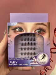 LÔNG MI CỤM CÓ SẴN KEO JARY PRO CLUSTER LASHES HỘP NHỰA 6 HÀNG - P3 MẮT ƯỚT - FULL VỎ