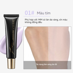 ZEESEA Kem Lót Tuýp 30g Multi-Effect Makeup Primer - Tím
