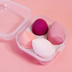 Mút Tán Nền Set 4C Kèm Hộp #Hồng