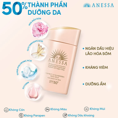 Anessa Perfect UV Sunscreen Mild Milk Hồng 60ml SPF 50+ - Vỏ giấy