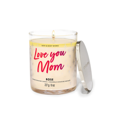 Bath & Body Works Nến thơm 1 bấc - Love You Mom Rose