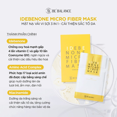 Bebalance Mặt Nạ Vải vi sợi Idebenone Micro Fiber Mask