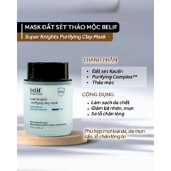 Belif Super Knights Purifying Clay Mask Mini 5ml