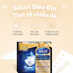 Bông Tẩy Trang/ Đắp Dưỡng Miếng đôi Silcot 40 Miếng