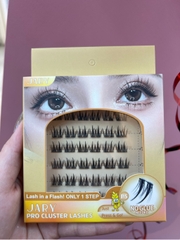 LÔNG MI CỤM CÓ SẴN KEO JARY PRO CLUSTER LASHES HỘP NHỰA 6 HÀNG - P5 LÚA MÌ ĐÔI - FULL VỎ