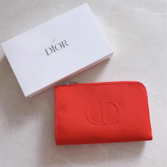 Christian Dior Túi Đựng Mỹ Phẩm - Đỏ Khoá Kéo - Đỏ Khoá Kéo