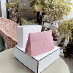 Christian Dior Túi Đựng Mỹ Phẩm - Hồng Nút Bấm - Hồng Nút Bấm