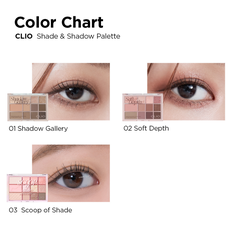 Clio Phấn Mắt Shade & Shadow Palette 9 Ô -