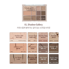 Clio Phấn Mắt Shade & Shadow Palette 9 Ô -