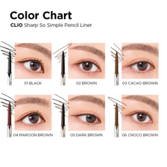 Clio Sáp Kẻ Mắt Sharp So Simple Waterproof