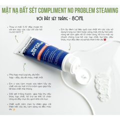 Compliment Mặt Nạ Đất Sét STEAMING 80ml (Vạch cam)