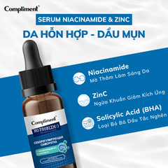 Compliment Tinh Chất Niacinamide 10% & ZinC 1% Serum 27ml