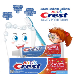 Crest Kid's Kem Đánh Răng Cho Bé #Sparkle Fun 130g
