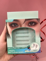 LÔNG MI CỤM CÓ SẴN KEO JARY PRO CLUSTER LASHES HỘP NHỰA 6 HÀNG - LP101 MI DƯỚI - FULL VỎ