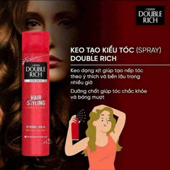 Double Rich Mousse Tạo Kiểu Tóc Giữ Nếp Mạnh 170ml - Strong Hold