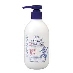 Hatomugi UV Care & Moisturizing SPF31 PA+++ 250ml D/C