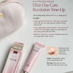 Elixir Kem Chống Nắng Hồng Nâng Tone Spf50+ 35g