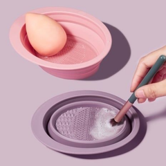 GECOMO Dụng Cụ Vệ Sinh Cọ Mút Trang Điểm