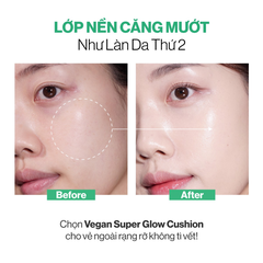 Gilaa Phấn Nước Vegan Super Glow Cushion SPF50+/PA+++ 15gr