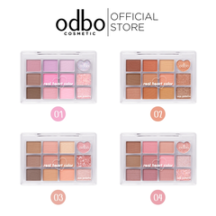 Odbo Phấn Mắt 12 Ô Real Heart Color D/C