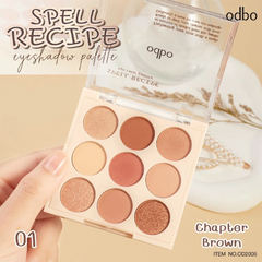 Odbo Phấn Mắt 9 Ô Spell Recipe Eye Color