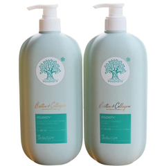 Voudioty Bộ Gội Xả 500ml - (Xanh Dương) Ngăn Gàu