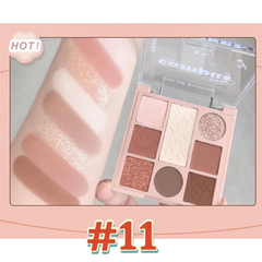 Color School Playing Magic Cube Eye Shadow Plate Bảng Phấn Mắt 8 Ô