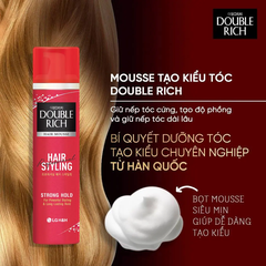 Double Rich Mousse Tạo Kiểu Tóc Giữ Nếp Mạnh 150ml
