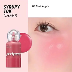 Peripera Má hồng kem Syrupy Tok Cheek 9g - 05 Cool Apple