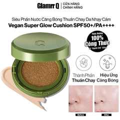 Glamrr Q Phấn Nước Vegan Super Glow - #02 Natural Beige