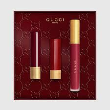 Gucci Set Son Lì Rosso Ancora Lipstick Trio Gift Set 3 Món