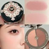 Flower Knows Má Hồng Butterfly Cloud Collar Collection Rouge Box Duo Blush - 01 Rouge Snow