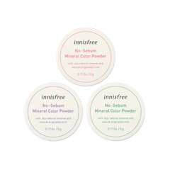 Innisfree Phấn Phủ Kiềm Dầu No-Sebum Mineral Color Powder 5g