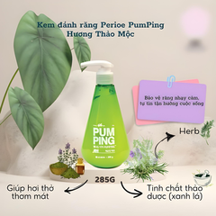Kem đánh răng HQ PUM PING 285G - Xanh Lá D/C