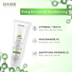 Kem Dưỡng Kiềm Dầu Hỗ Trợ Giảm Mụn Laboratorios BABE Stop AKN Mattifying Moisturiser - 50ml