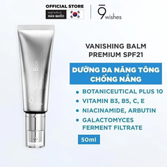 Kem Dưỡng Nâng Tone Da 9Wishes Vanishing Balm Premium SPF21